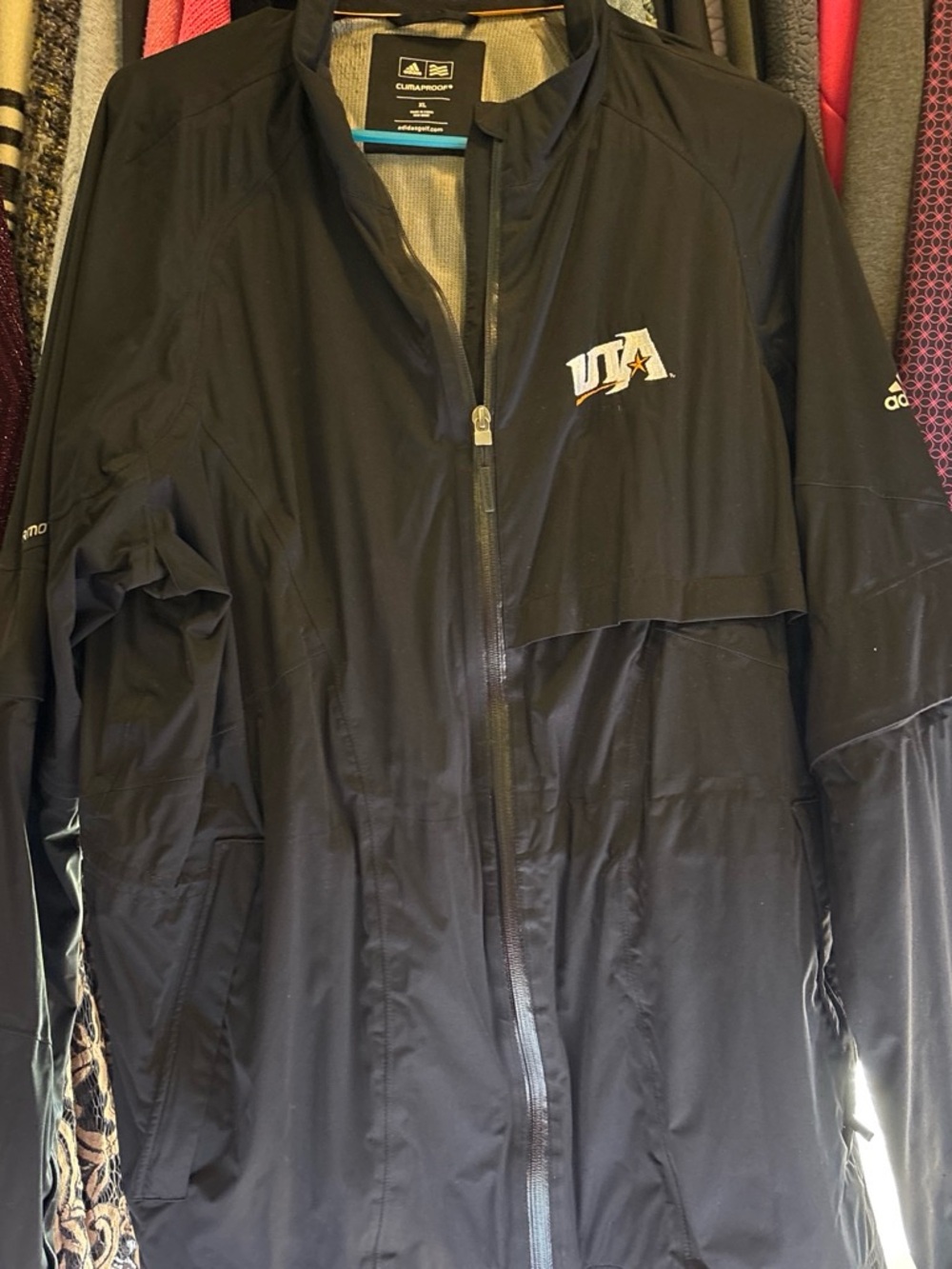 adidas Black UTA Windbreaker Jacket